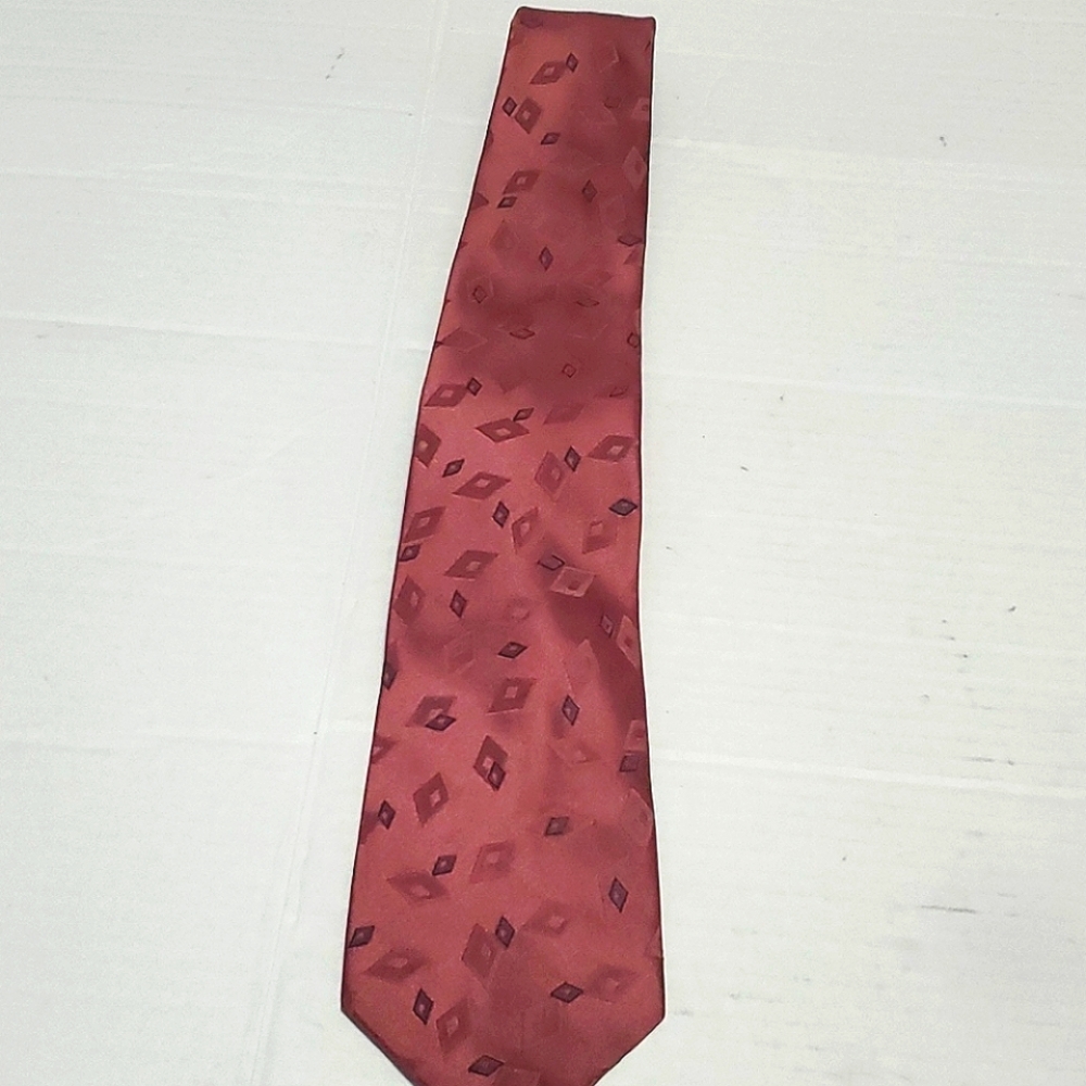 VTG Thornhill Dark Mauve Satin Diamonds Tie